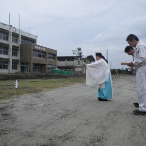 旧菱田中学校施設解体撤去工事