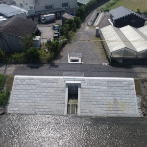 神領池尻地区樋門新設工事