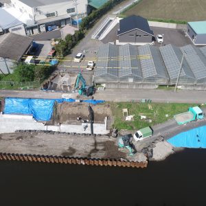 神領池尻地区樋門新設工事
