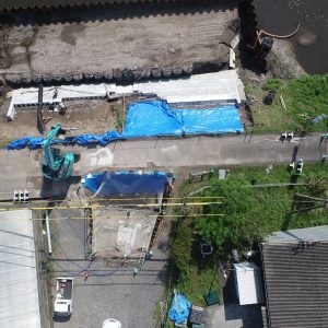 神領池尻地区樋門新設工事