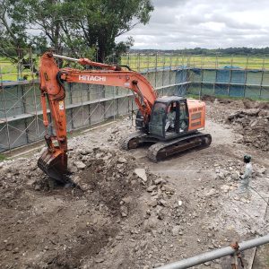 旧大丸コミュニティセンター解体工事